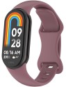 4wrist Cinturino in silicone per Xiaomi 9 e 8 - Viola fumo donna