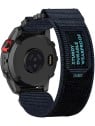4wrist Cinturino in velcro per Garmin 26 mm - Blu unisex