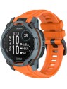 4wrist Cinturino in silicone per Garmin Instinct 3 Solar e Instinct 3 AMOLED 50 mm - Arancione unisex