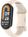 4wrist Cinturino in silicone per Xiaomi 9 e 8 - Crema unisex