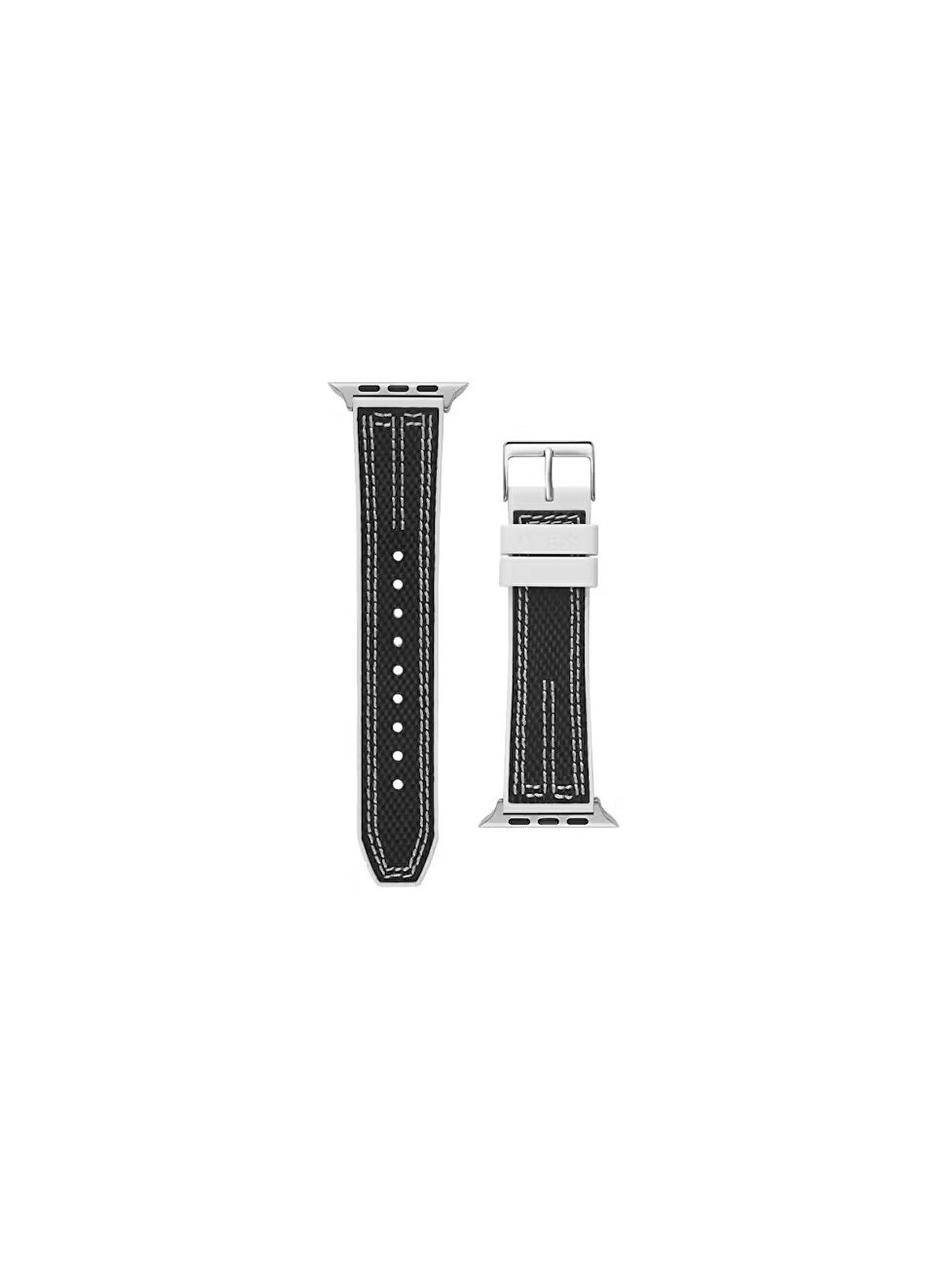 Guess Cinturino in silicone per Apple Watch 42 - 45 mm - Nero CS3003S1 unisex