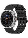 4wrist Cinturino sportivo in silicone per Samsung Galaxy Watch8 - Nero unisex