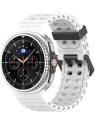 4wrist Cinturino sportivo in silicone per Samsung Galaxy Watch8 - Bianco unisex