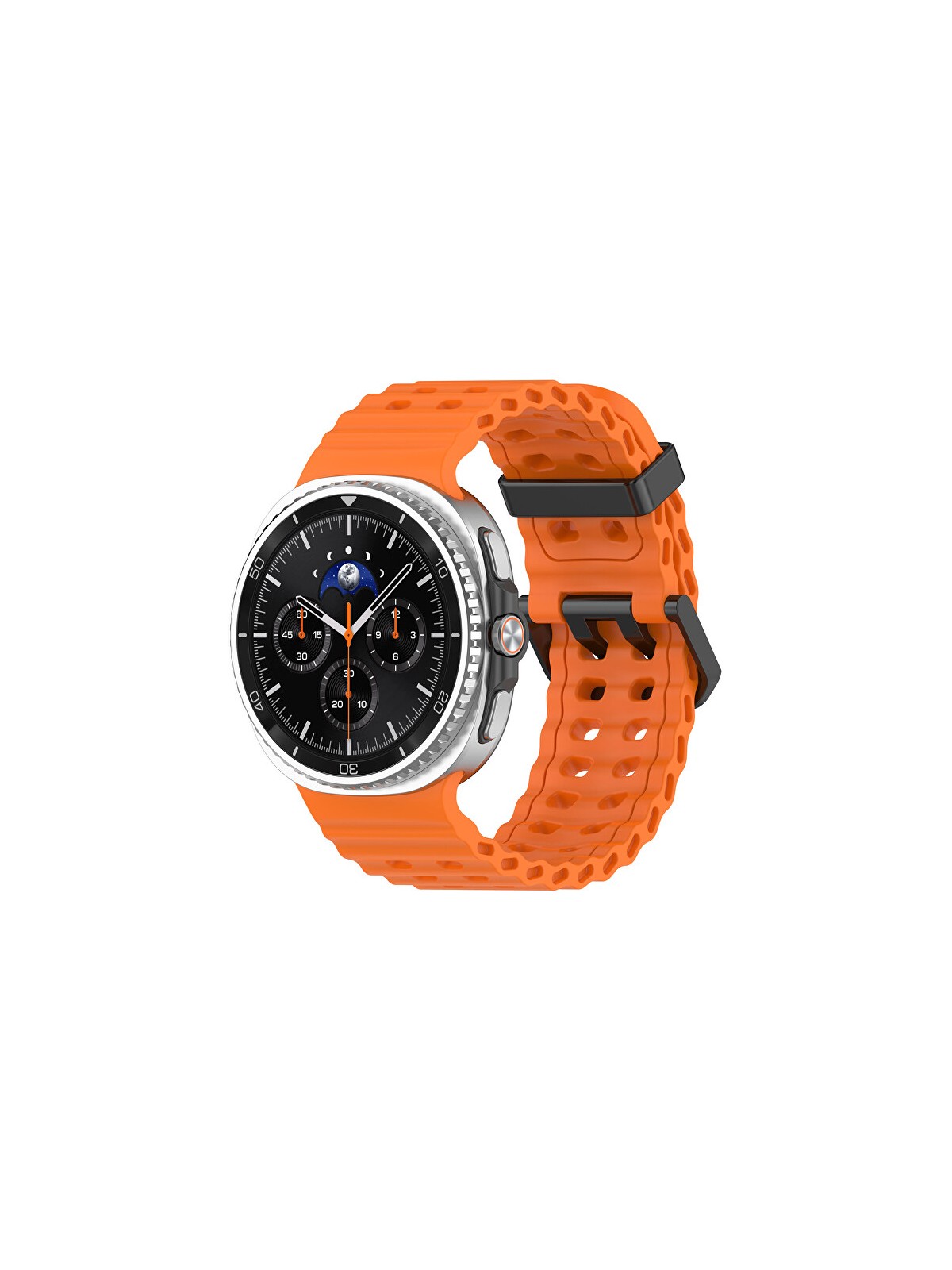 4wrist Cinturino sportivo in silicone per Samsung Galaxy Watch8 - Arancione unisex