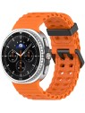 4wrist Cinturino sportivo in silicone per Samsung Galaxy Watch8 - Arancione unisex