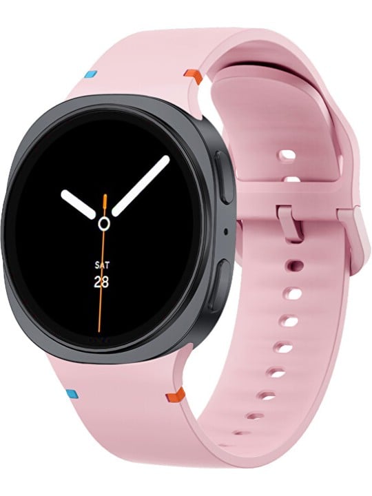4wrist Cinturino in silicone per Samsung Galaxy Watch8 - Rosa donna