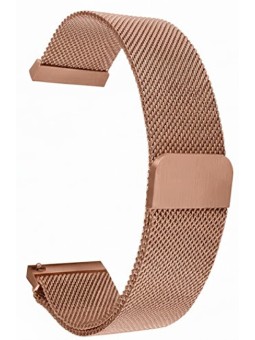 4wrist Anello milanese 16 mm - Oro rosa unisex