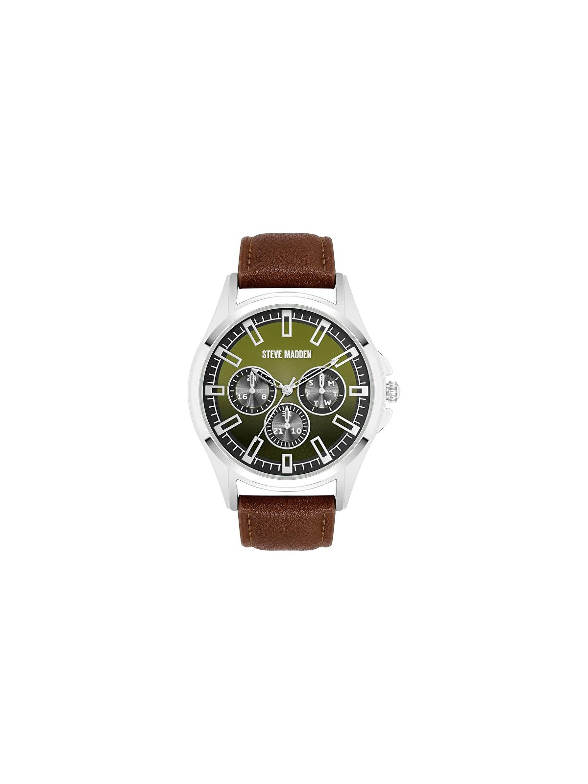 Steve Madden Orologio analogico SM-9110GRSV uomo