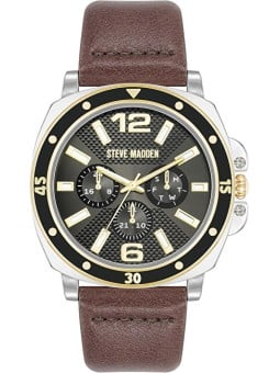 Steve Madden Orologio analogico SM-9117GYTT uomo