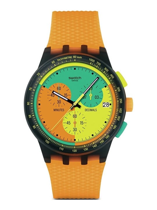 Swatch Bandiera di segnalazione al neon SUSB422 unisex