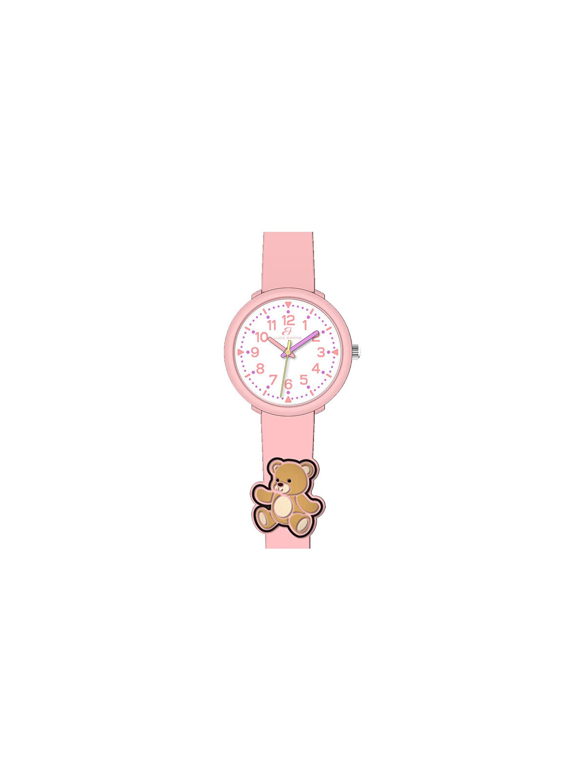 Luca Barra Orologio per bambini con orsacchiotto JW103 bambino