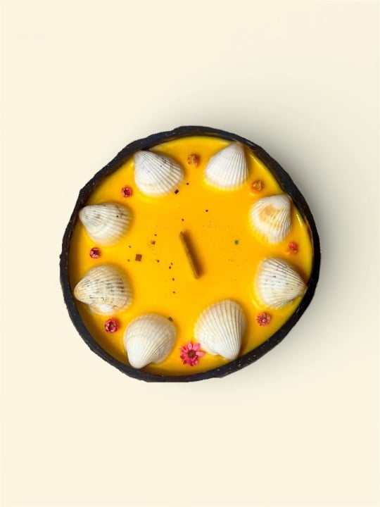 Candela Artigianale Dolce Vita Surfing Road – Fragranza Albicocca, Pesca e Limone Surfing road www.essenzetotalstyle.com 