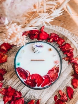 Candela Artigianale Poehina Surfing Road – Fragranza Fiore di Tiaré