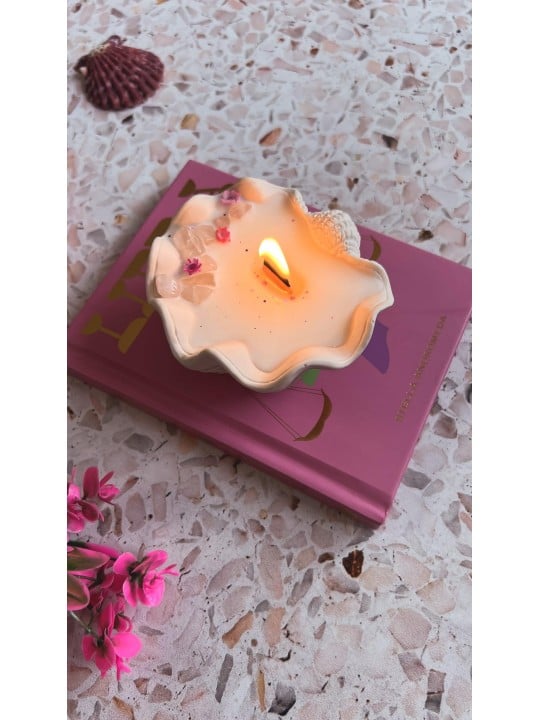 Candela Artigianale Sea Treasure Surfing Road – Fragranza Cocco e Ananas Surfing road www.essenzetotalstyle.com 