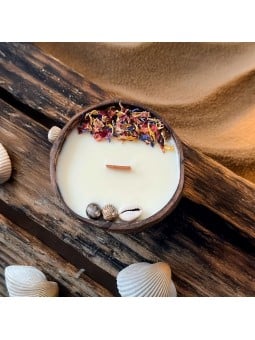 Candela Artigianale Bougie Coconut Surfing Road – Fragranza Monoï