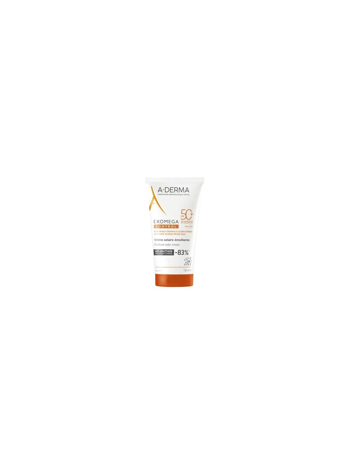 A-derma EXOMEGA CONTROL crema solare emolliente SPF50+ 150ml unisex