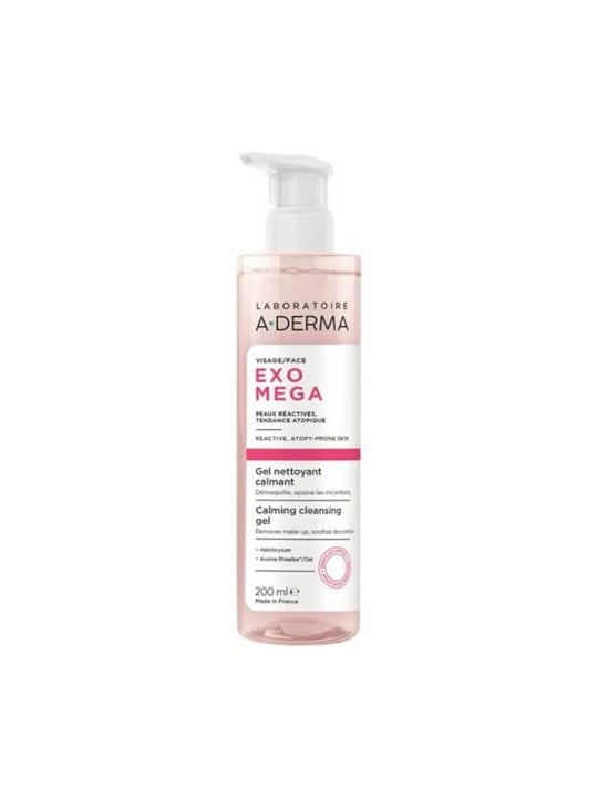 A-derma EXOMEGA Gel detergente viso lenitivo 200ml unisex