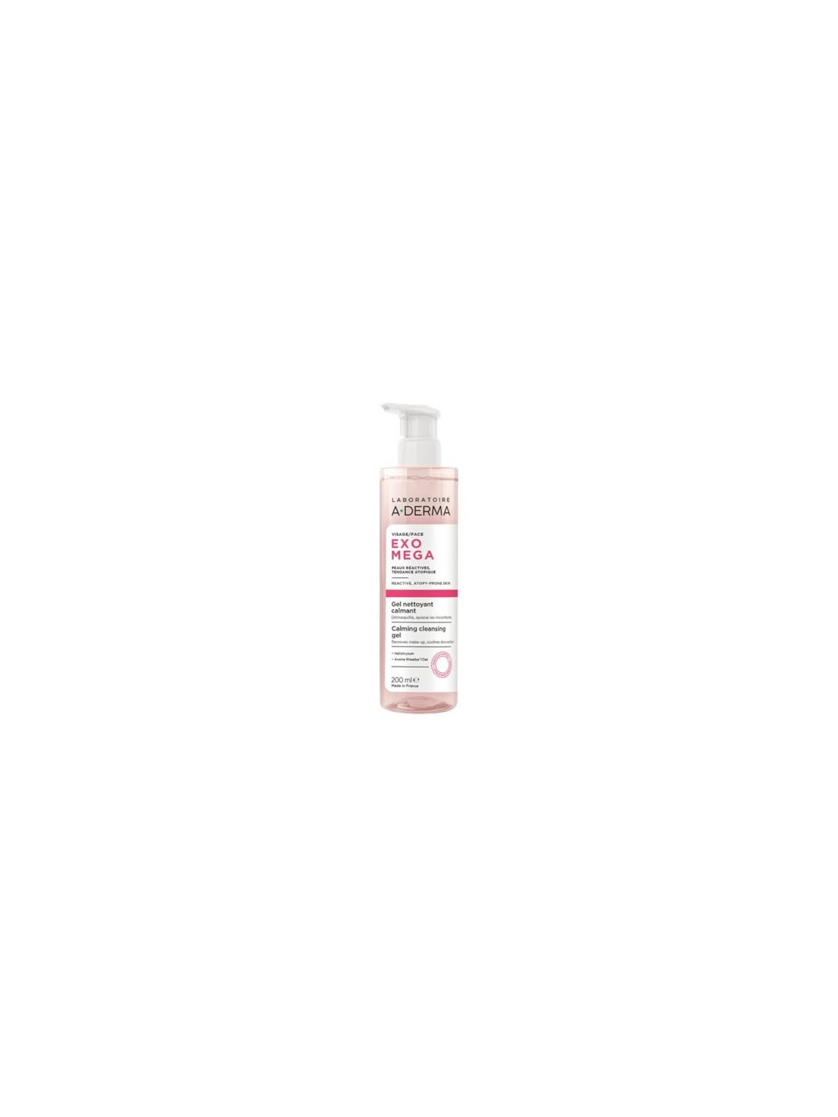 A-derma EXOMEGA Gel detergente viso lenitivo 200ml unisex