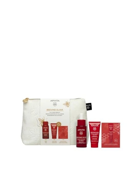 Apivita Set di 3 pezzi BEEVINE ELIXIR LIFT SERUM RASSODANTE Serum 30 ml + Cream 15 ml + Eye Contour 1.5 ml unisex