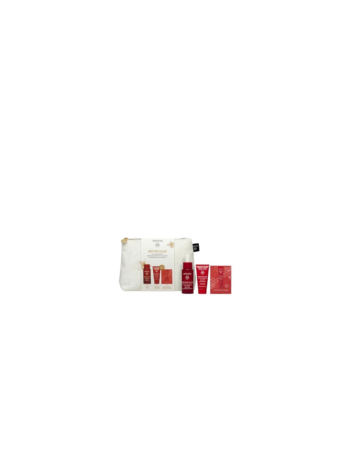Apivita Set di 3 pezzi BEEVINE ELIXIR LIFT SERUM RASSODANTE Serum 30 ml + Cream 15 ml + Eye Contour 1.5 ml unisex