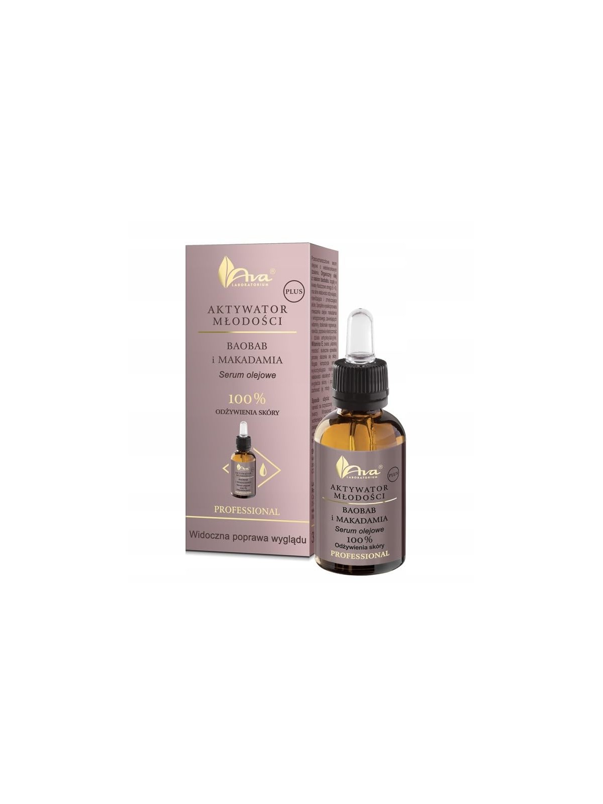 Ava laboratorium Attivatore di Giovinezza con Olio di Baobab e Macadamia 30ml
