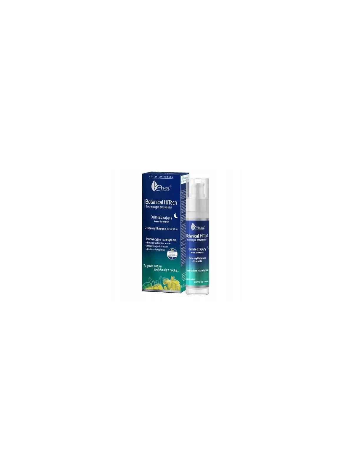 Ava laboratorium Botanical HiTech rejuvenating face cream per la notte 50ml
