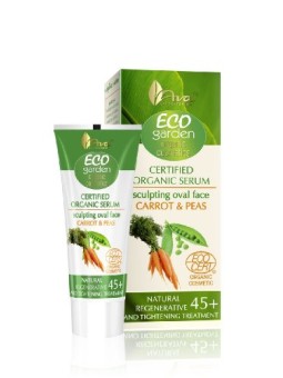Ava laboratorium Fondotinta Eco Garden biologico certificato, ovale, taglia 45+, Carota e Piselli, 30ml