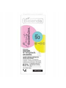 Bielenda Siero protettivo ultraleggero in gocce Beauty Molecules per pelli sensibili SPF50 30ml