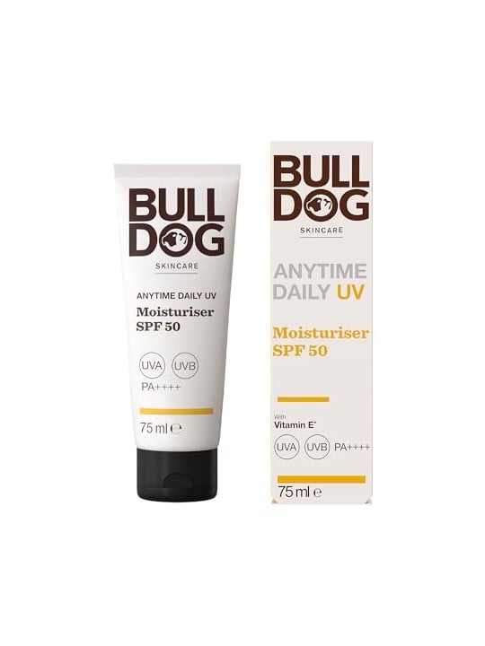Bulldog Crema idratante per il viso SPF 50, idratazione quotidiana in qualsiasi momento, 75 ml uomo