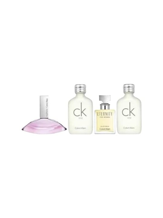 Calvin Klein Women Set Calvin Klein CK One eau de toilette 2x10ml Calvin Klein Euphoria eau de parfum 5ml Calvin Klein Eternity