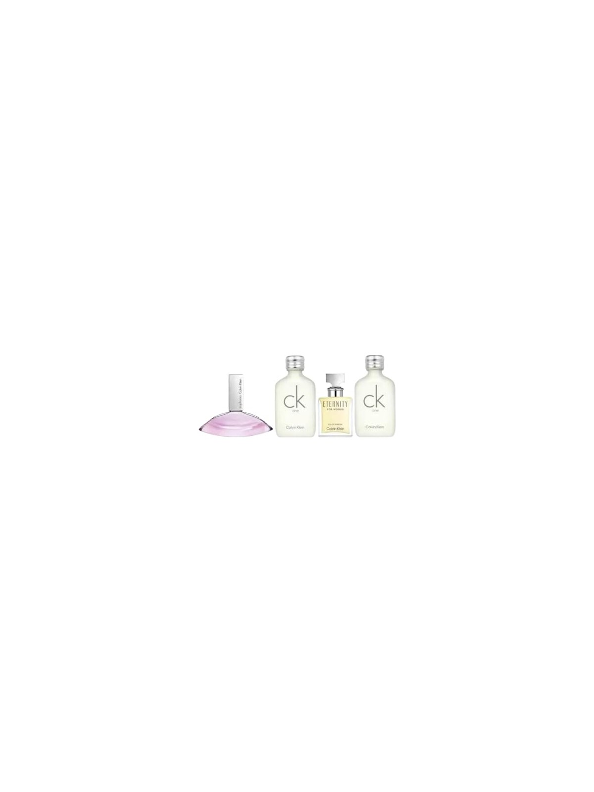 Calvin Klein Women Set Calvin Klein CK One eau de toilette 2x10ml Calvin Klein Euphoria eau de parfum 5ml Calvin Klein Eternity