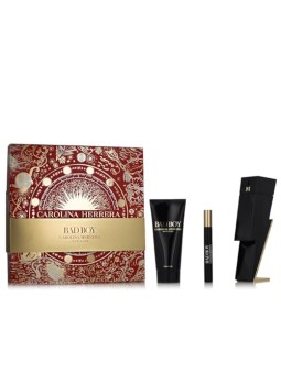 Carolina Herrera Bad Boy Giftset 210ml eau de toilette Spray 100ml-Shower Gel 100ml-eau de toilette Travel Spray 10ml