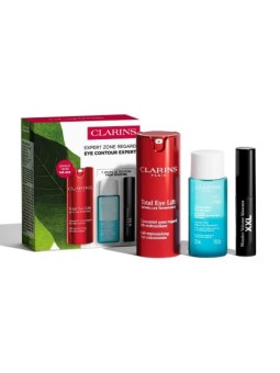 Clarins Kit completo per lifting occhi 3 pezzi Eye contour cream 15 ml + Eye makeup remover 30 ml + Mascara 3 ml unisex