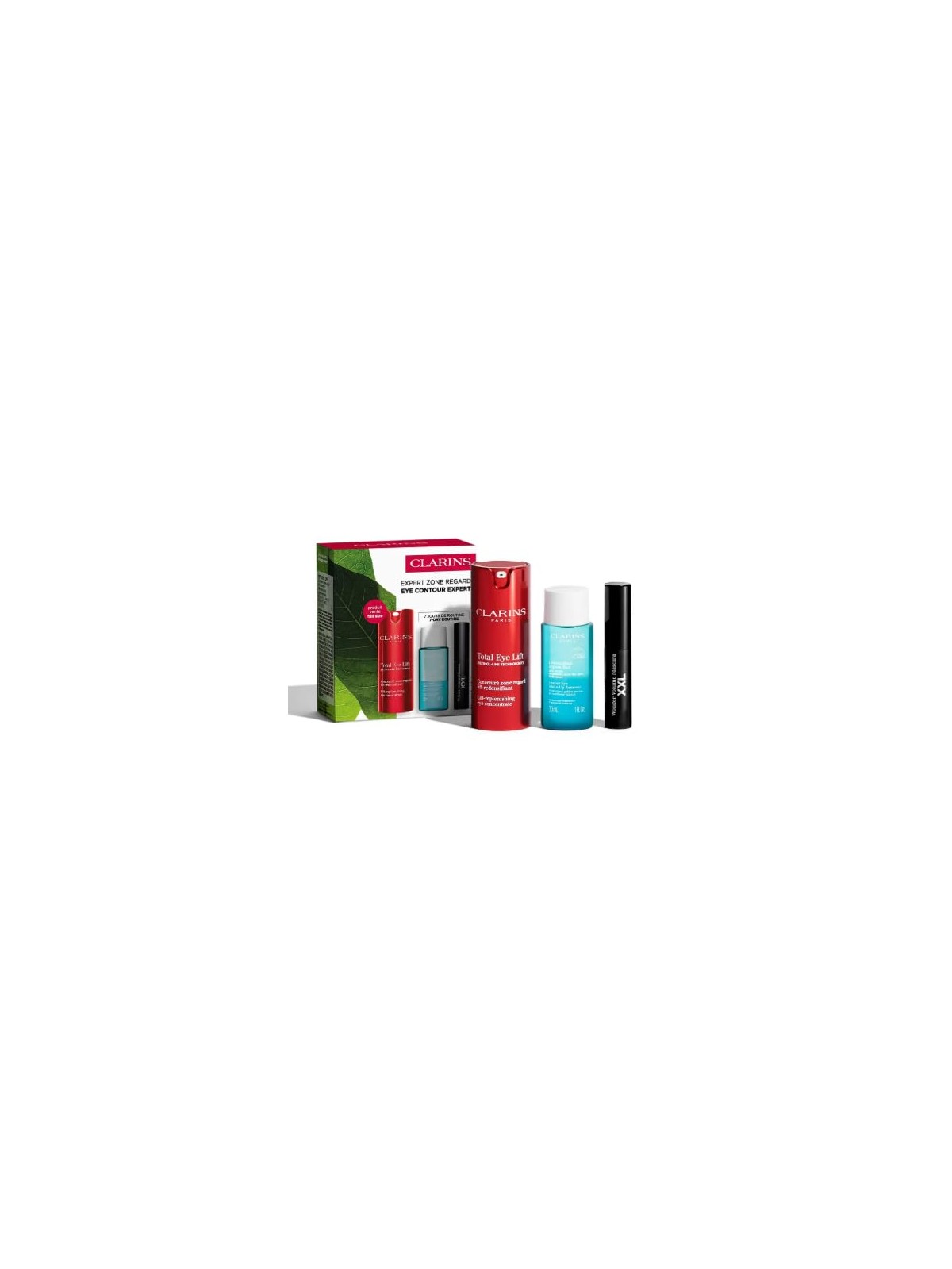Clarins Kit completo per lifting occhi 3 pezzi Eye contour cream 15 ml + Eye makeup remover 30 ml + Mascara 3 ml unisex