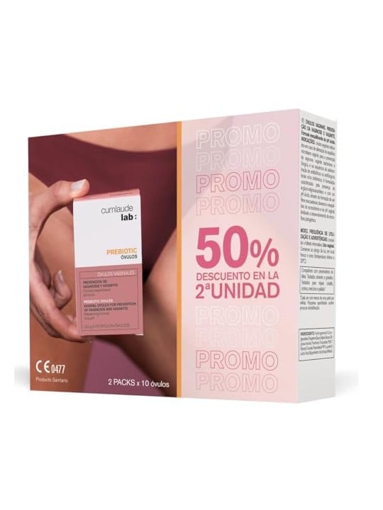 Cumlaude Lab Confezione da 2 ovuli prebiotici da 10 unità ciascuno unisex
