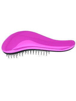 Dtangler Spazzola per capelli con manico rosa metallizzato donna