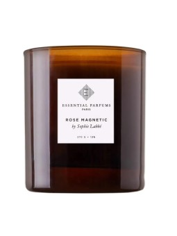 Essential parfums Candela profumata magnetica alla rosa, 270 g