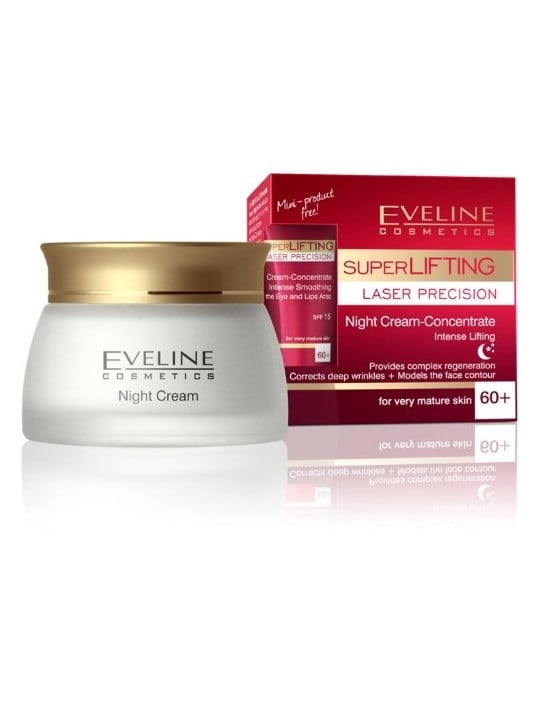 Eveline Crema concentrata Super Lifting 4D 60+ per la notte 50ml