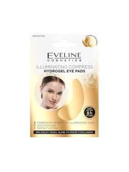 Eveline Cuscinetti oculari in idrogel illuminanti, confezione da 2 pezzi.