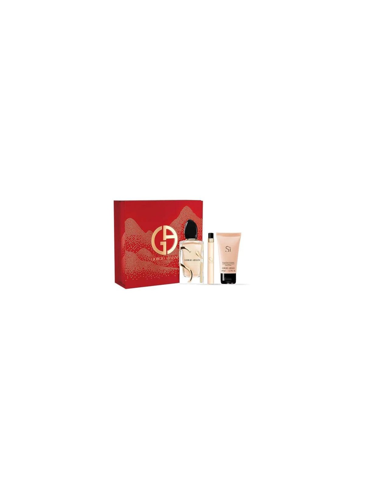 Giorgio armani SET Si eau de parfum spray 100ml + eau de parfum spray 10ml + LOZIONE CORPO 50ml