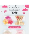 Invisibobble Clipstar Kids Bearly Bloomed - Fermaglio per capelli, 4 pezzi bambino