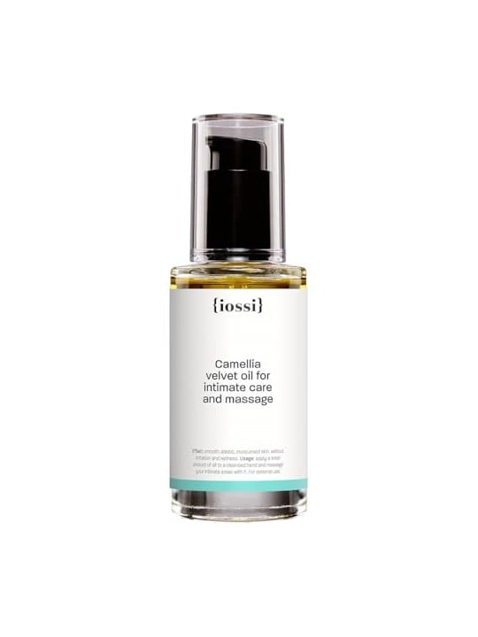 Iossi Olio di camelia vellutato per la cura intima e il massaggio 50ml