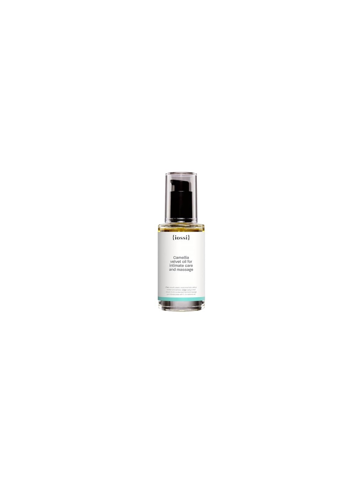 Iossi Olio di camelia vellutato per la cura intima e il massaggio 50ml