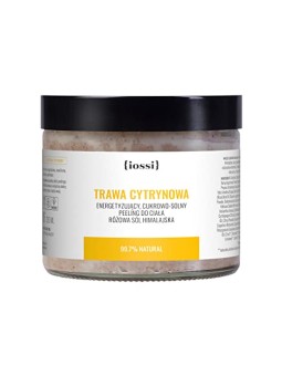 Iossi Peeling energizzante per il corpo intero al lemongrass, zucchine e sale rosa dell'Himalaya 250ml