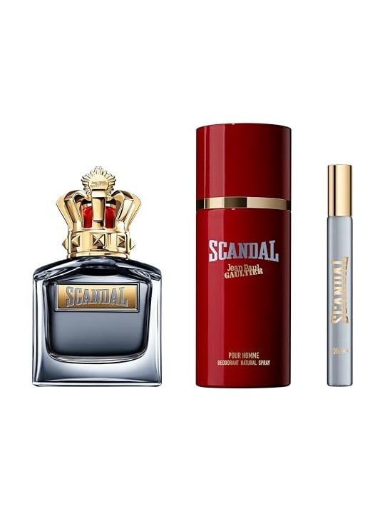 J.P. Gaultier Scandal Giftset eau de toilette Spray 50 ml Deo Spray 150 ml eau de toilette Travel Spray 10 ml 161ml
