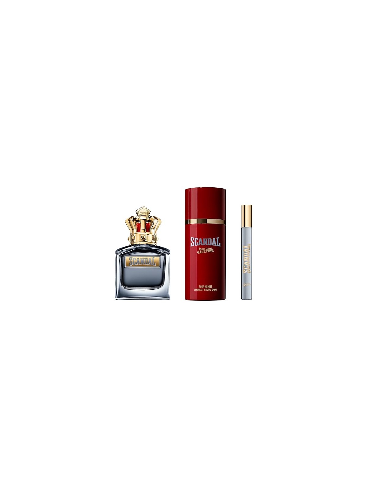 J.P. Gaultier Scandal Giftset eau de toilette Spray 50 ml Deo Spray 150 ml eau de toilette Travel Spray 10 ml 161ml