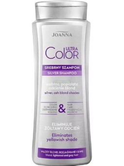 Joanna Shampoo Ultra Color Silver per Capelli Biondi Schiariti e Grigi shampoo per capelli biondi