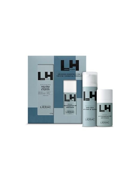 Lierac Set di 2 pezzi di fluido anti-età globale LH Fluid 50 ml + Deodorant 50 ml unisex