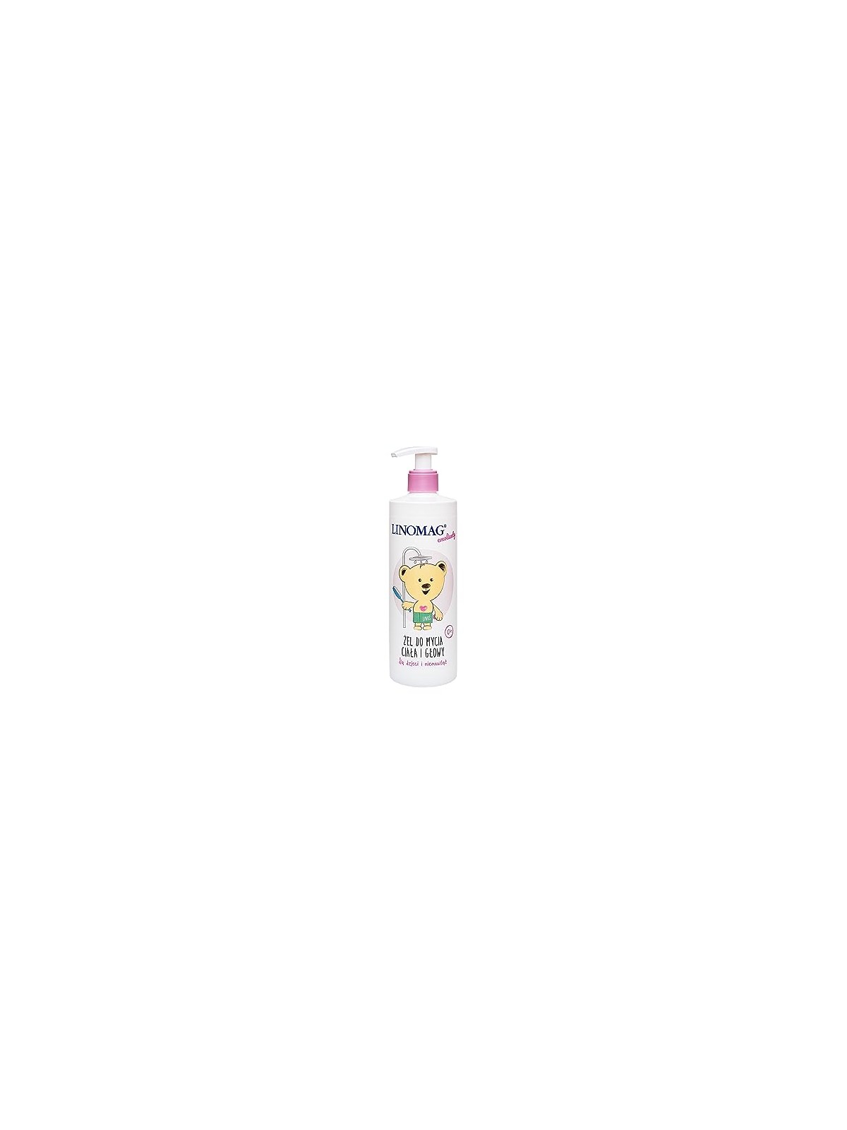 Linomag Gel detergente emolliente per corpo e capelli, per bambini e ragazzi, 400ml