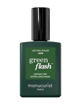 Manucurist Smalto per unghie in gel LED verde flash color giada 15ml